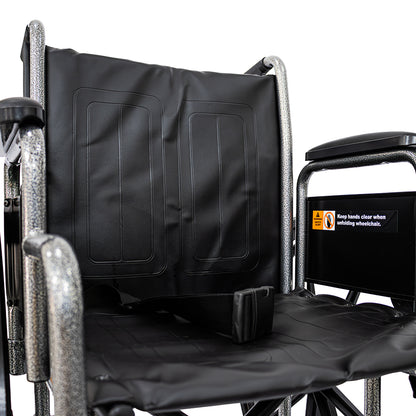 Silla De Ruedas Premium Marca Wellspring, Estribo y Descansa brazos Desmontables