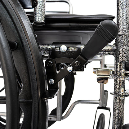 Silla De Ruedas Premium Marca Wellspring, Estribo y Descansa brazos Desmontables