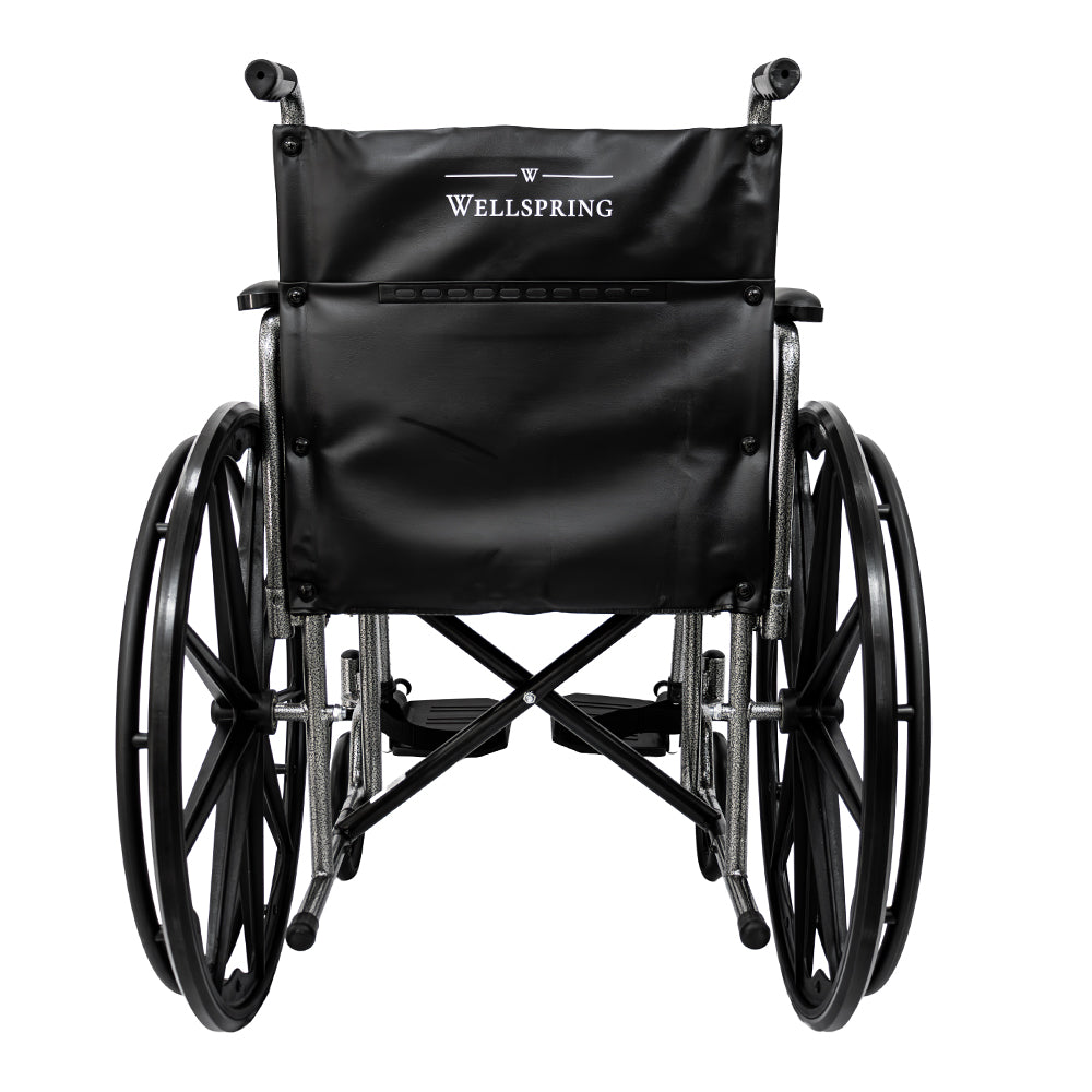 Silla De Ruedas Premium Marca Wellspring, Estribo y Descansa brazos Desmontables